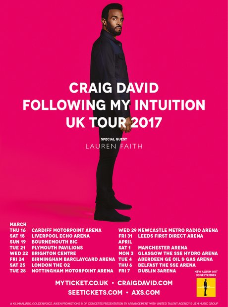 Craig David: Following My Intuition Tour